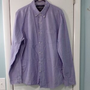 Men's Light Purple Button-Down Shirt